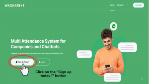 Wachat Bot Homepage