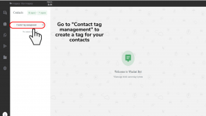 Wachat Bot Contacts Page