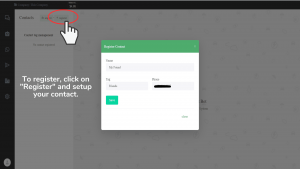 Register Contacts Individually on Wachat Bot